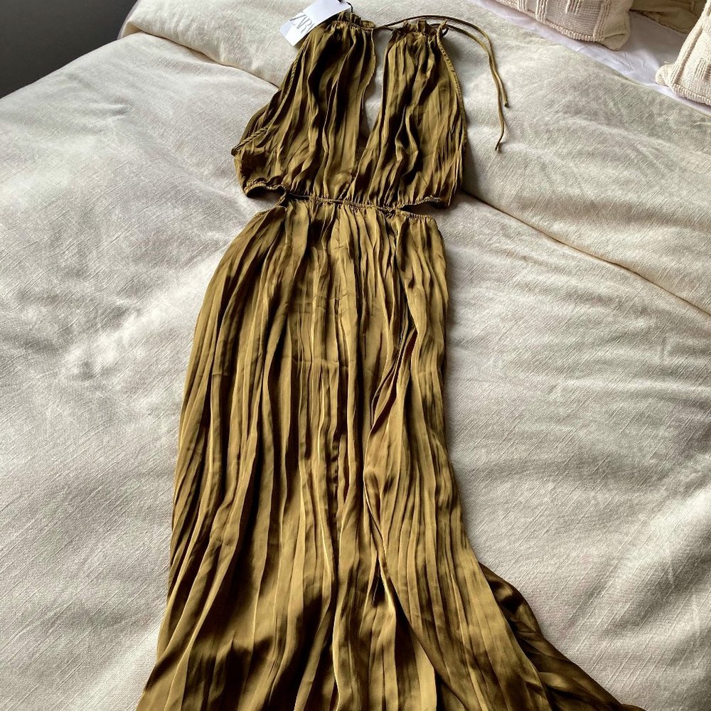Forest Green Goddess Dress